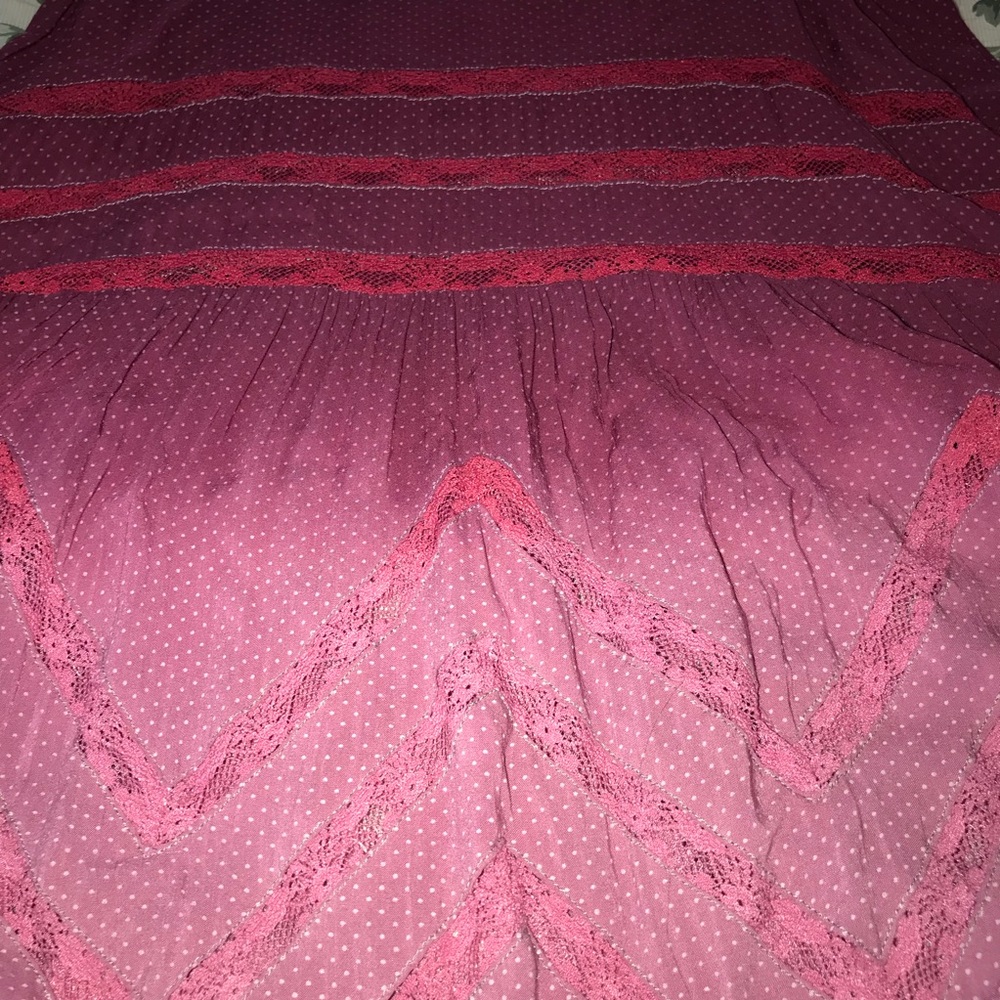 Voile and Lace Trapeze Slip Ombre Ombré Custom Dye - Picture 2 of 8